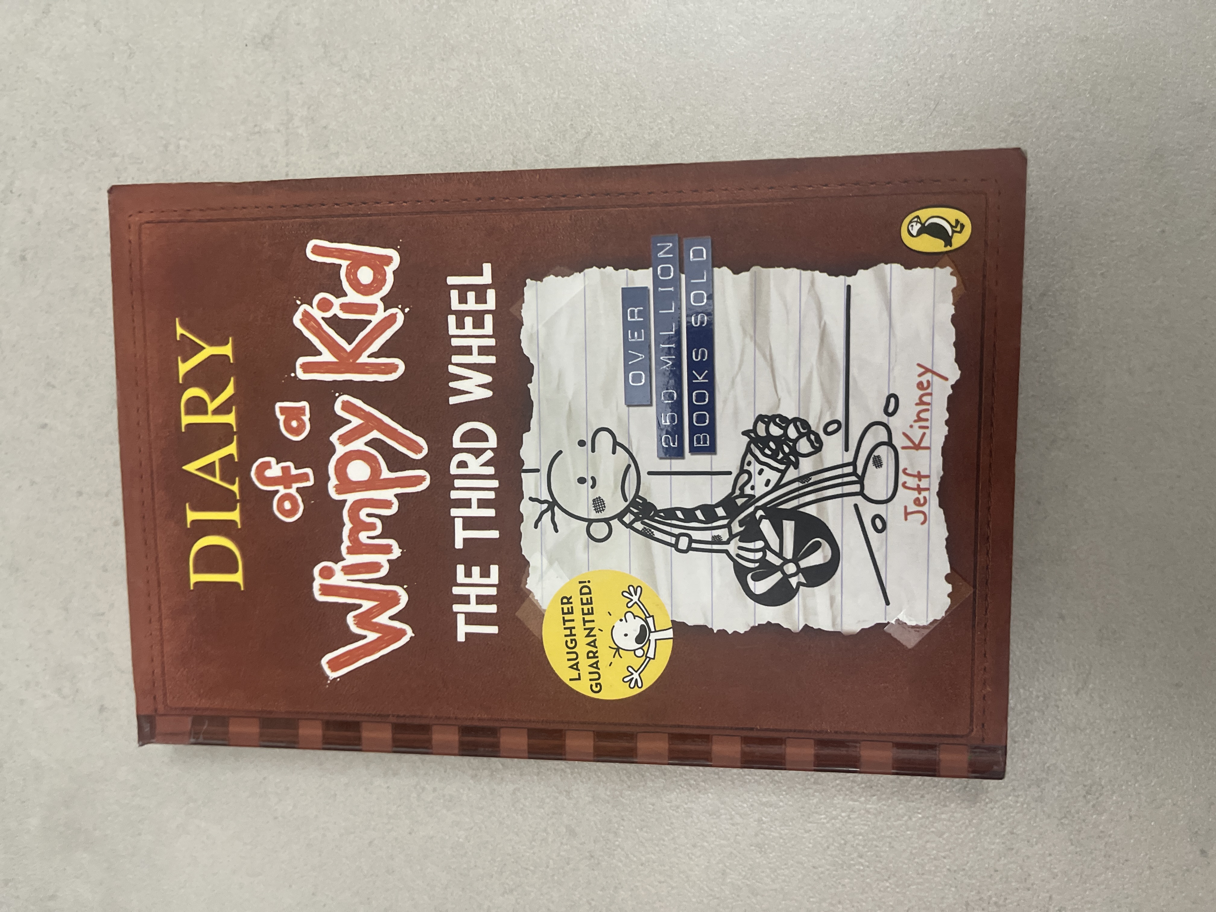Diary of a Wimpy Kid: The Third Wheel book cover