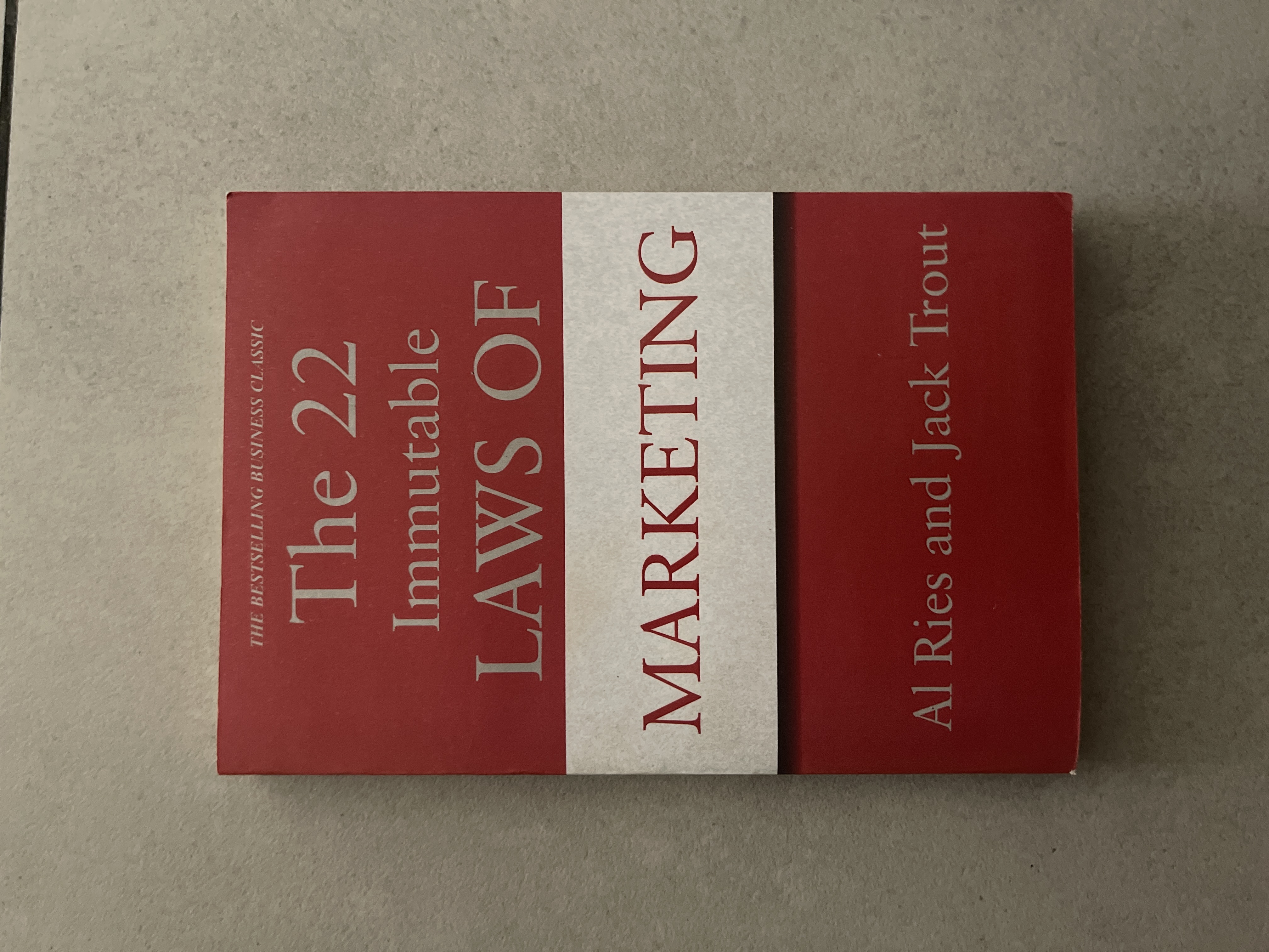 The 22 Immutable Laws of Marketing book cover