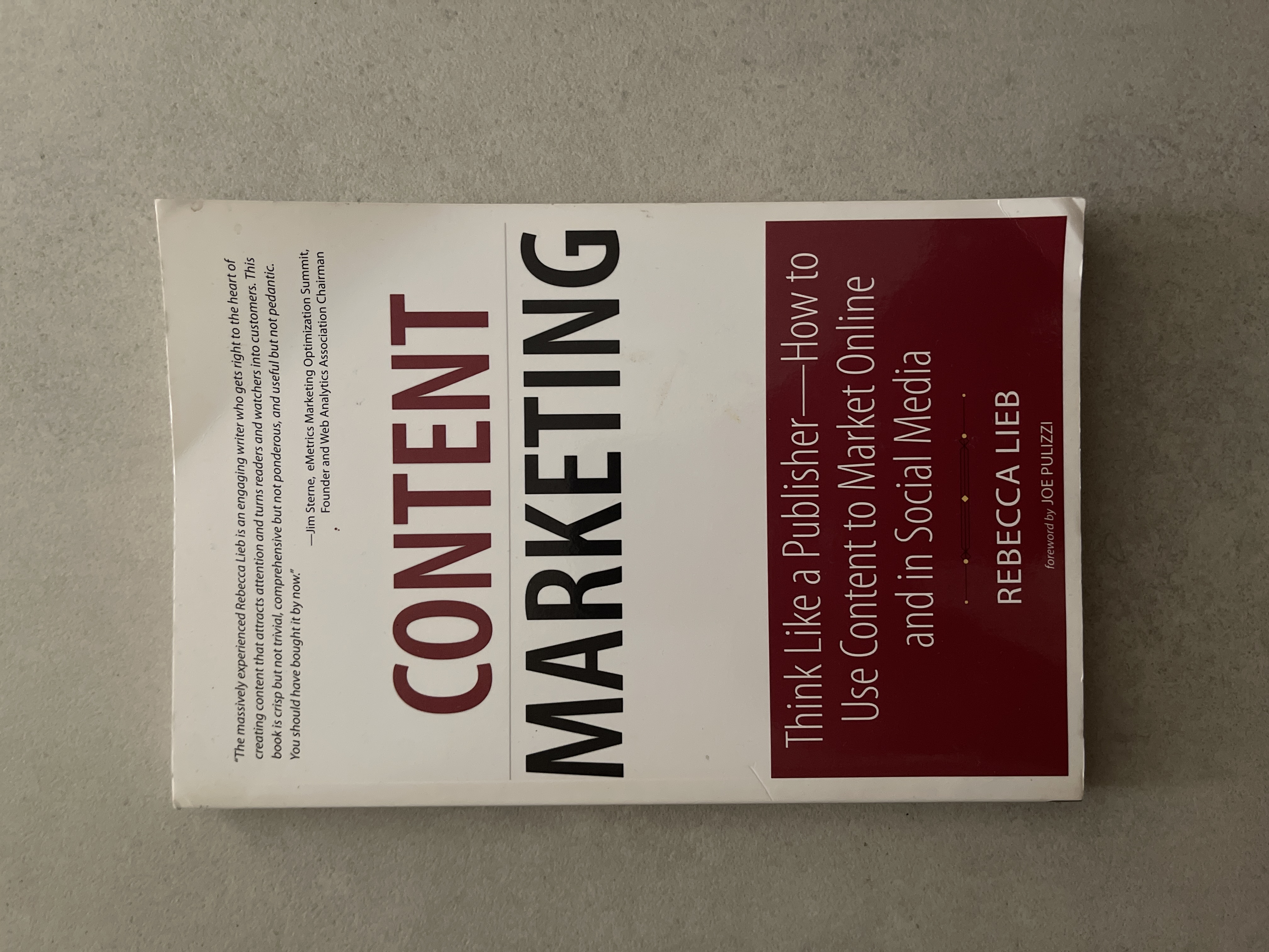 Content Marketing book cover